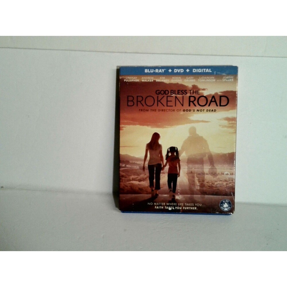 God Bless the Broken Road (Blu Ray 2018) Adventure of Faith Drama W/slipcover